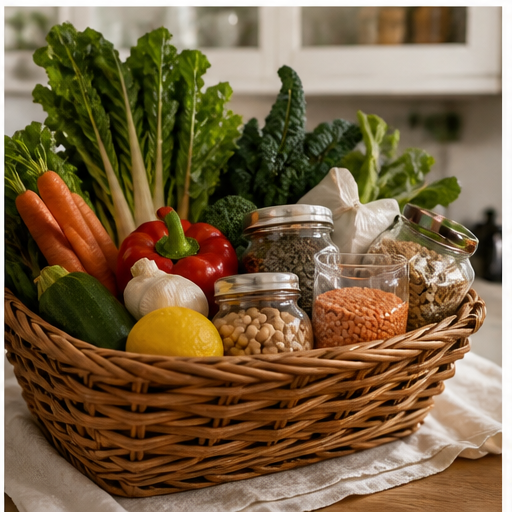 Овощи, бобовые, цельные продукты